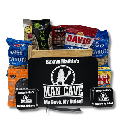 Personalized Man Cave Crate - Gift Crates