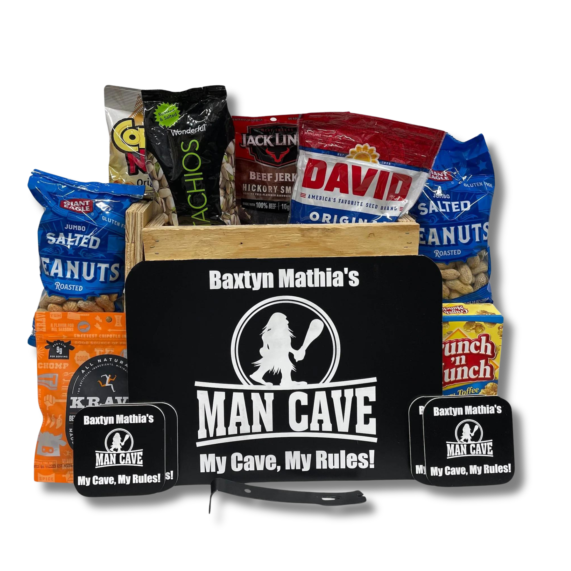 Personalized Man Cave Crate - Gift Crates