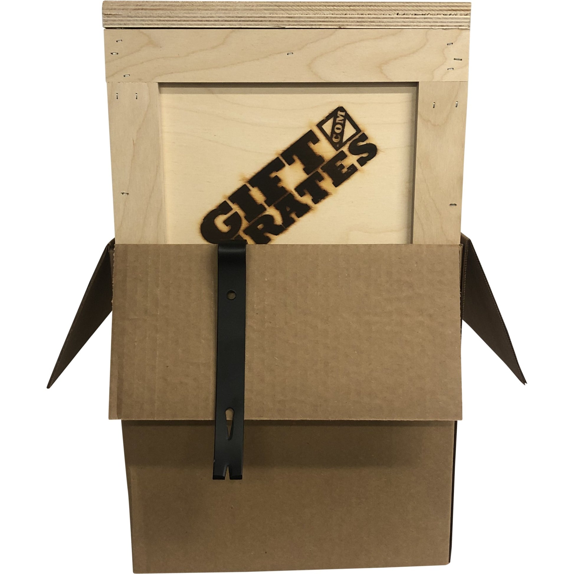 conceal crate in brown box