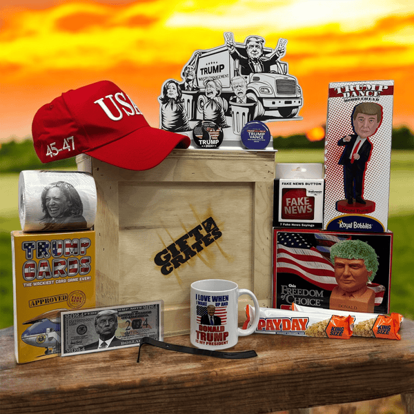 Love President Donald Trump Crate - Gift Crates