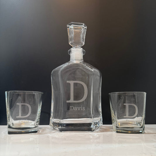 Personalized Decanter Gift Crate - Gift Crates