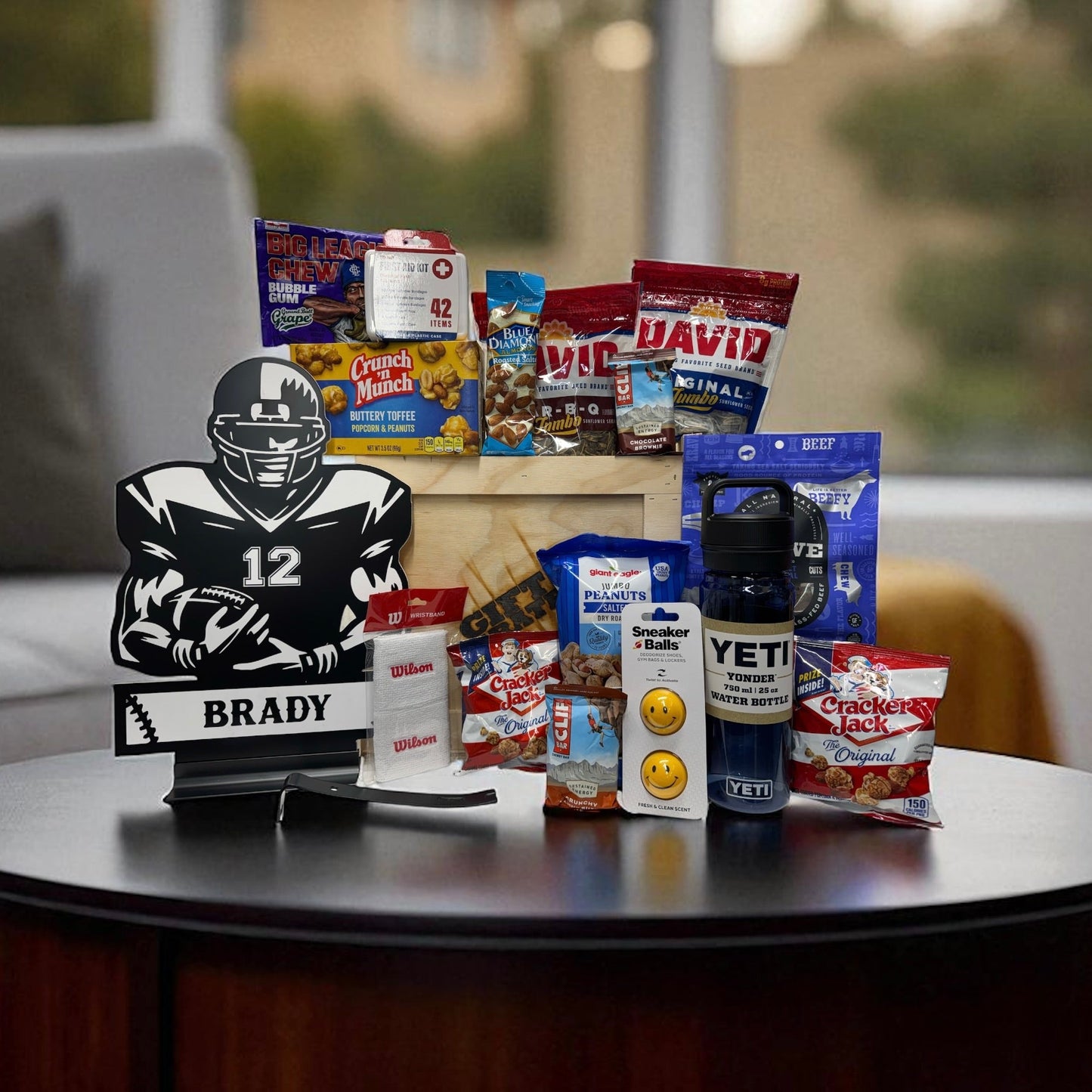 Personalized Sporty Signs Football Sports Crate - Gift Crates