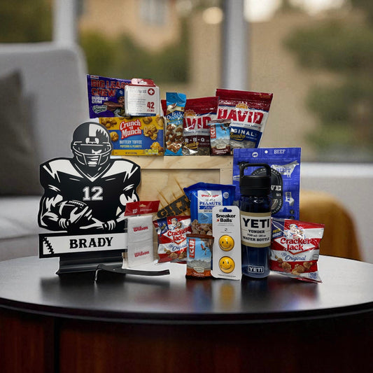 Personalized Sporty Signs Football Sports Crate - Gift Crates