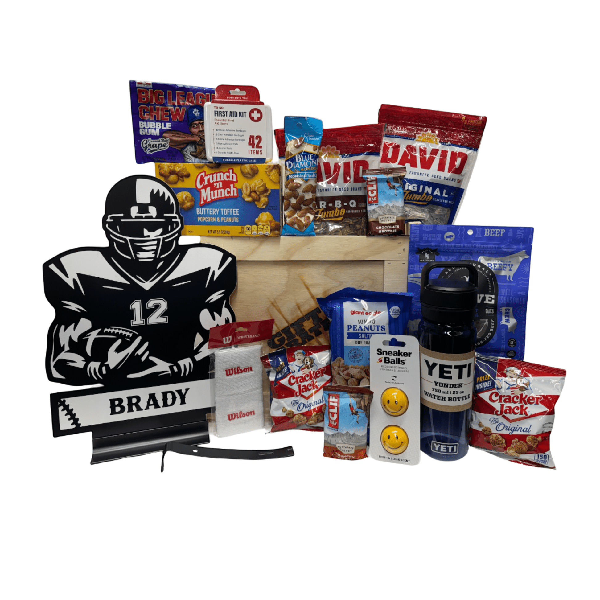 Personalized Sporty Signs Football Sports Crate - Gift Crates