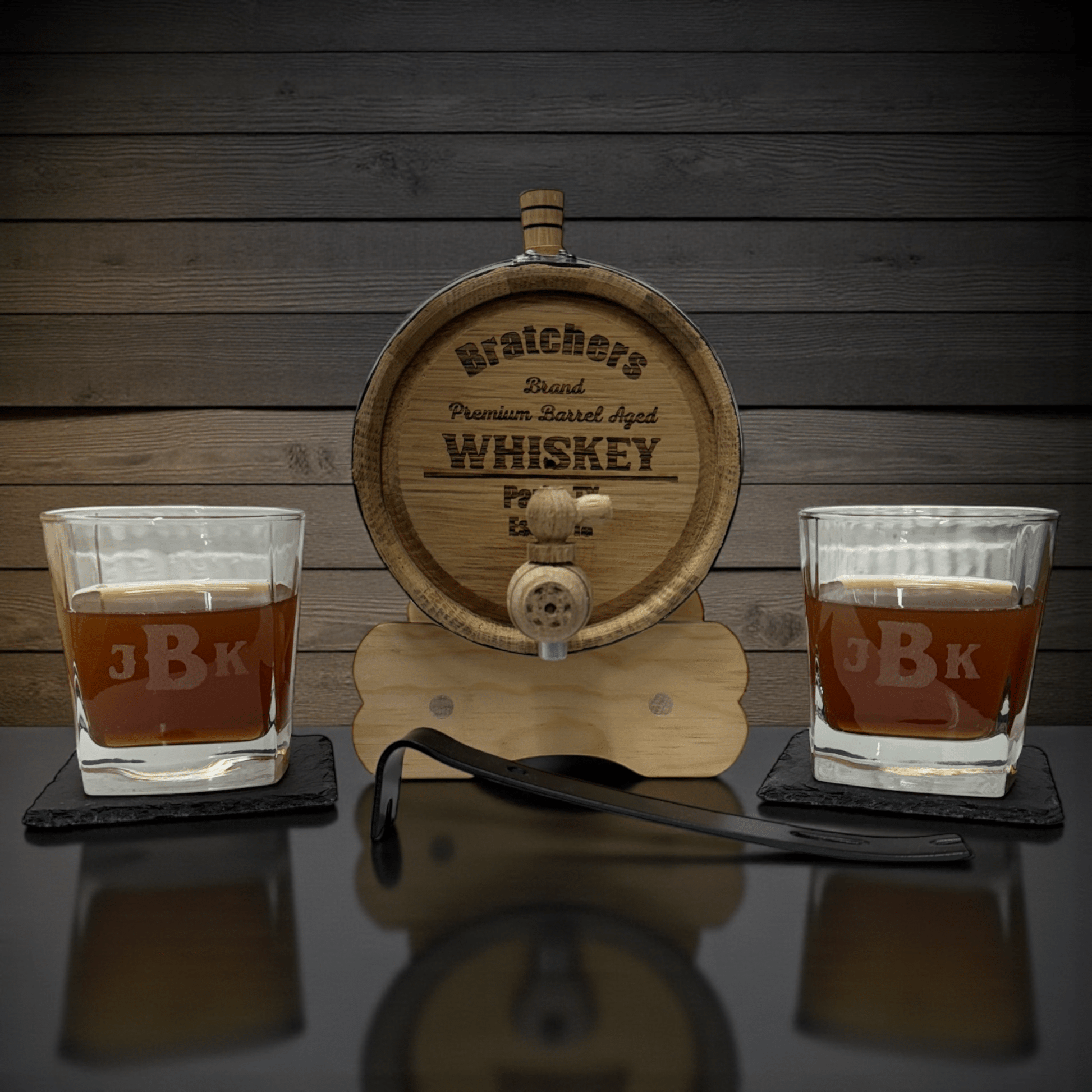 Personalized Whiskey Barrel Crate - Gift Crates