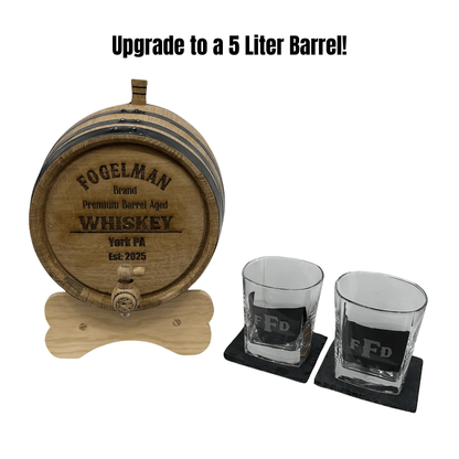 Personalized Whiskey Barrel Crate - Gift Crates