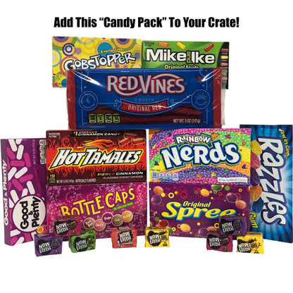 Add a candy pack to your gift crate