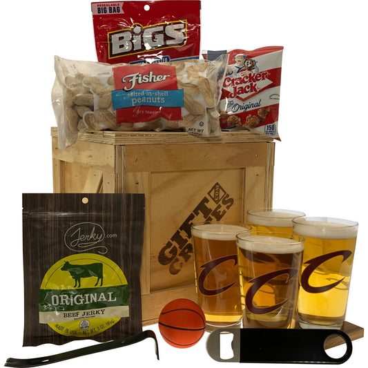 Basketball Barware Crate - Gift Crates