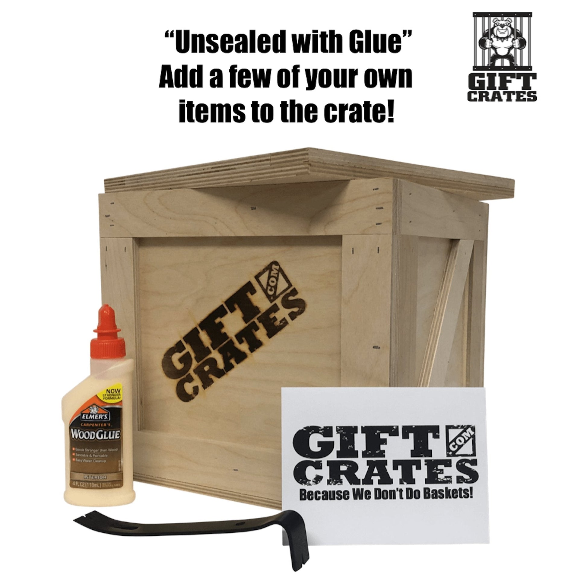 Basketball Barware Mini Crate - Gift Crates
