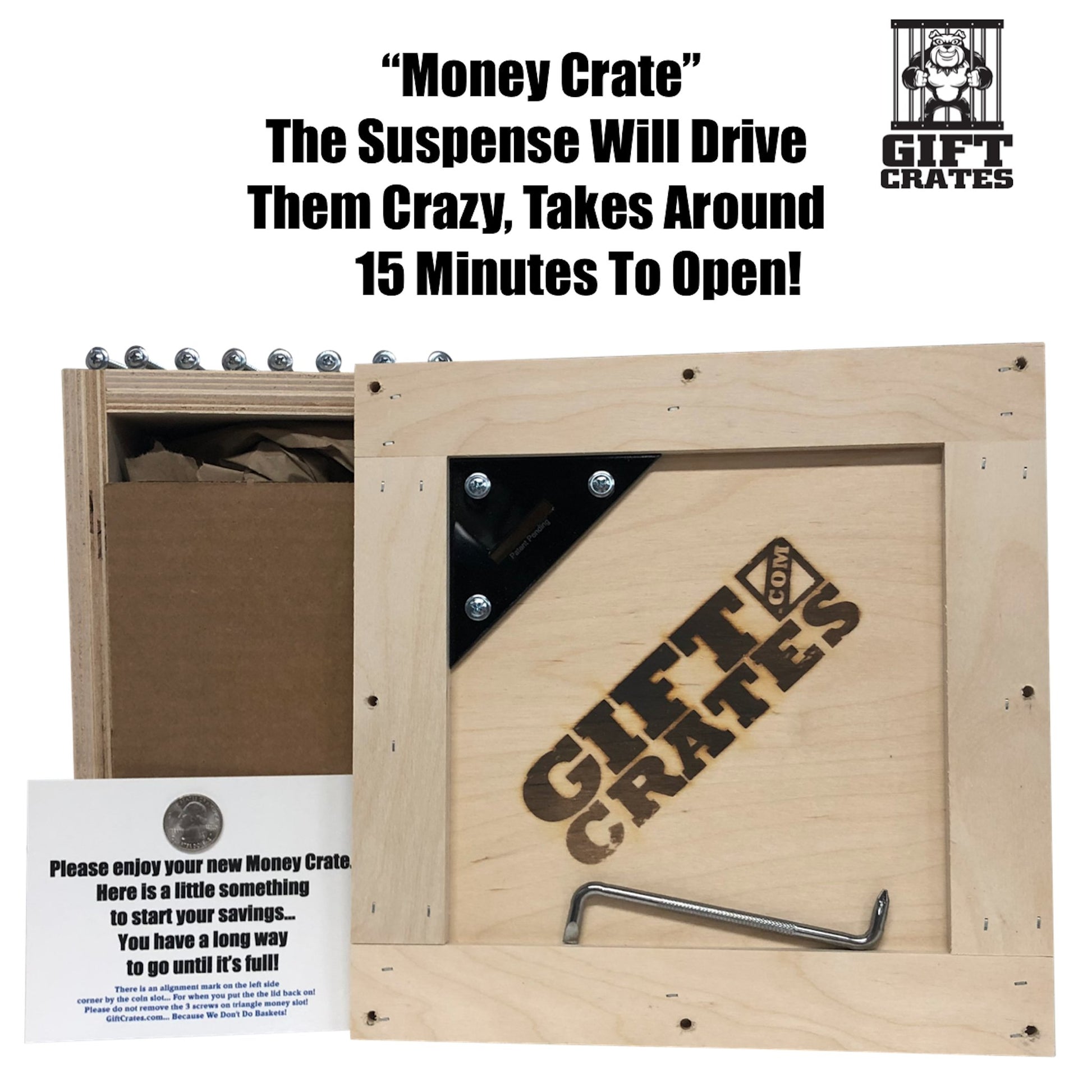 College Barware Crate - Gift Crates
