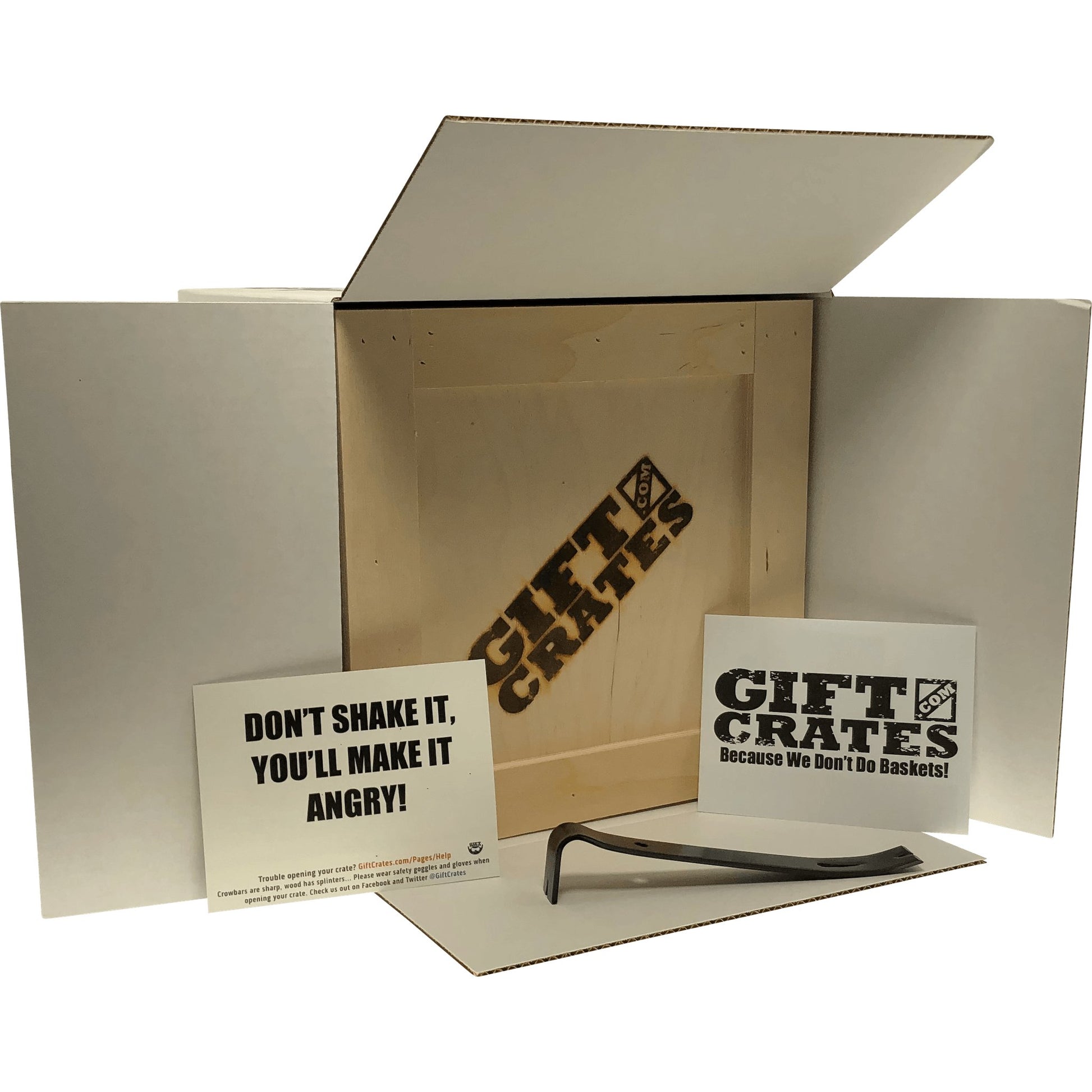 Football Barware Crate - Gift Crates