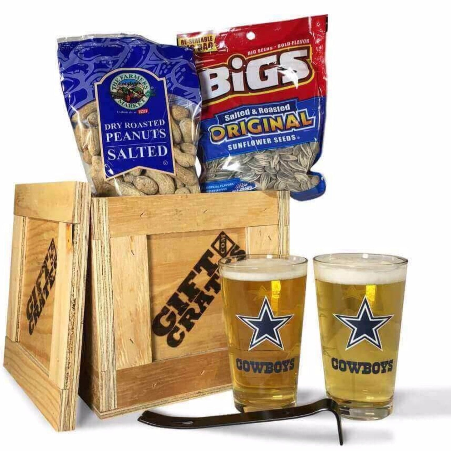 Football Barware Mini Crate - Gift Crates