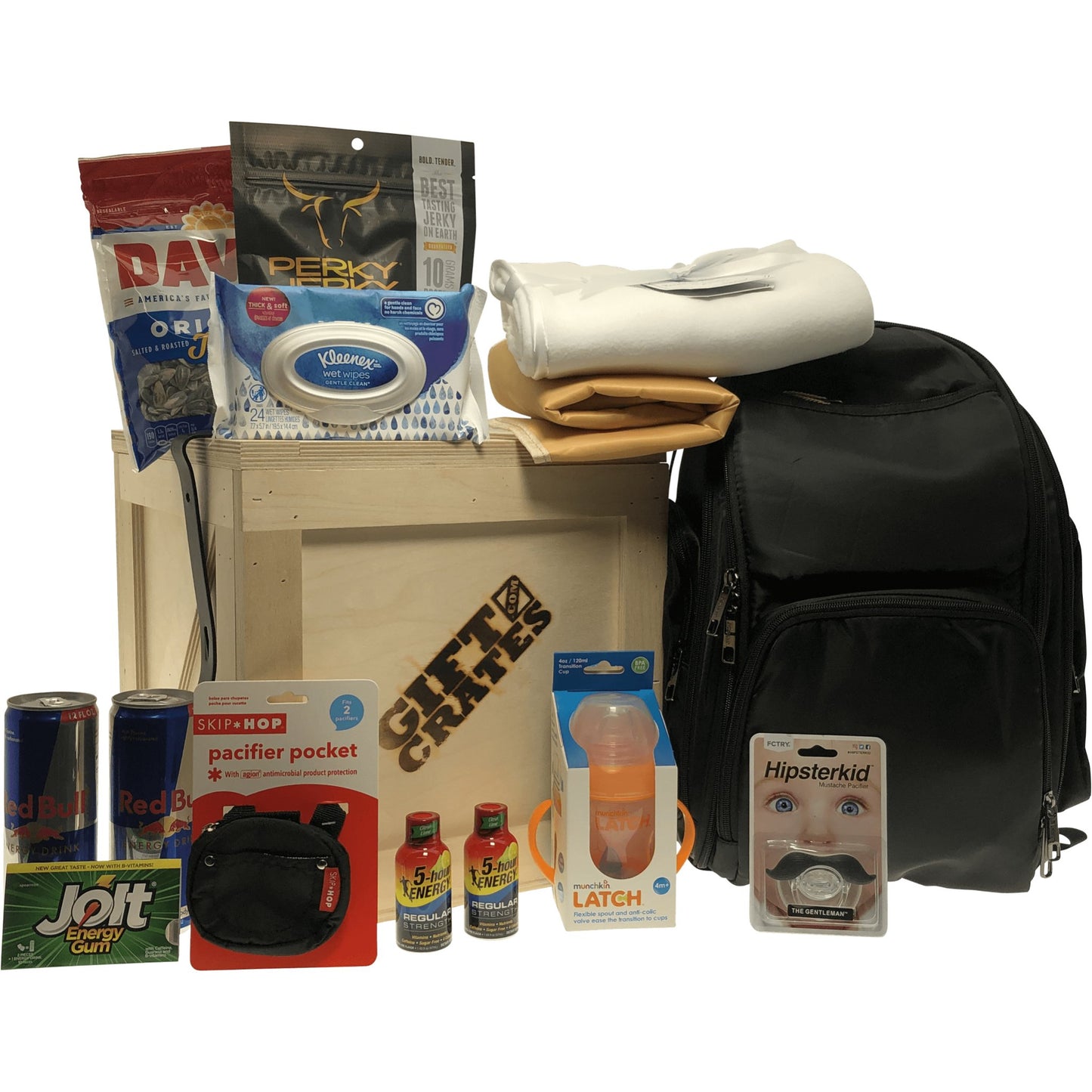 New Parents Backpack Crate - Gift Crates