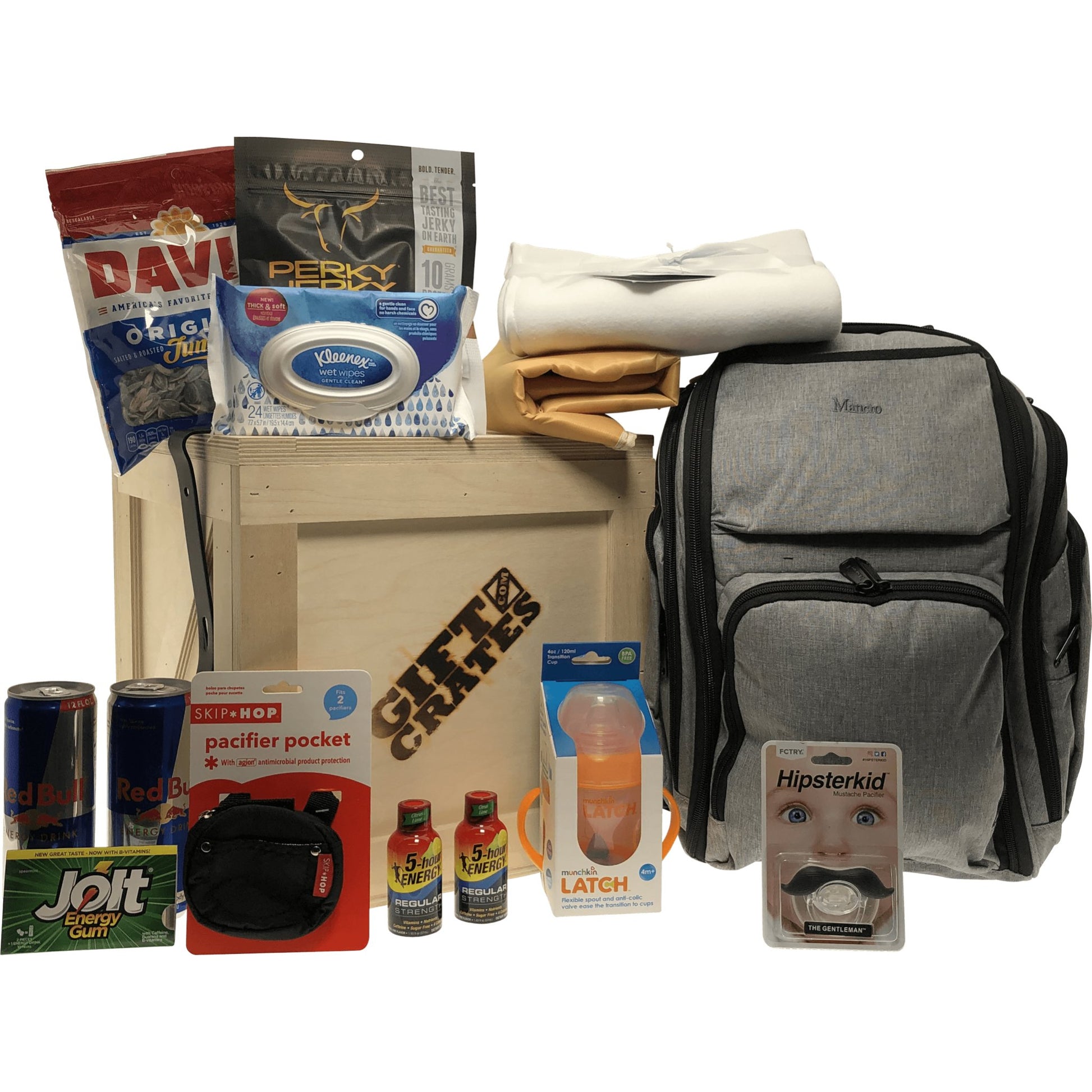 New Parents Backpack Crate - Gift Crates