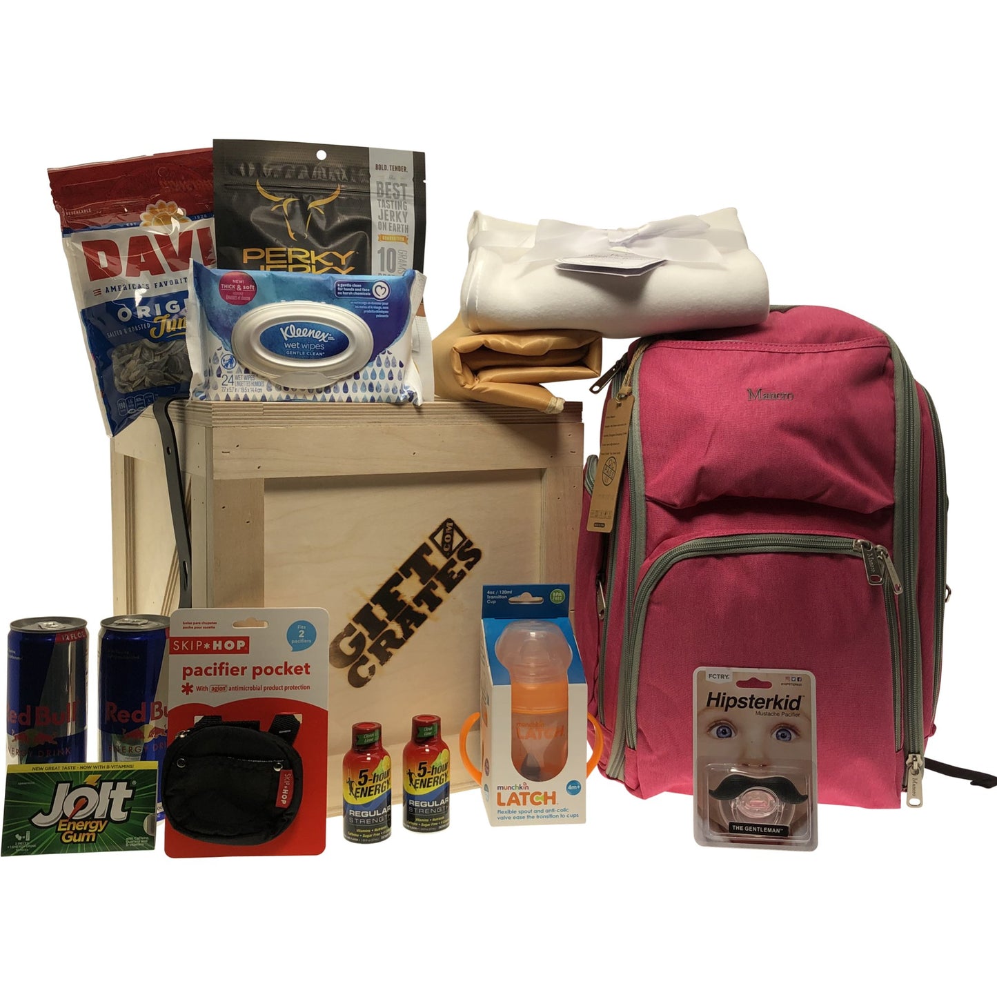 New Parents Backpack Crate - Gift Crates