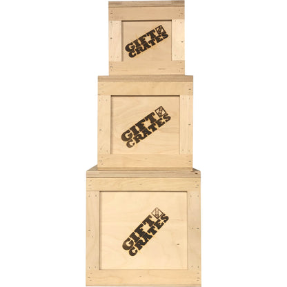Nine Inch Wooden Crate - Gift Crates