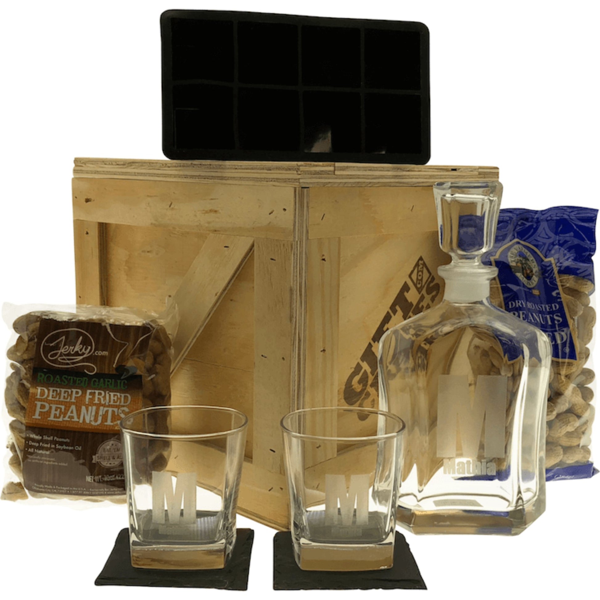 Personalized Decanter Gift Crate - Gift Crates