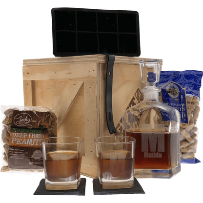 Personalized Decanter Gift Crate - Gift Crates