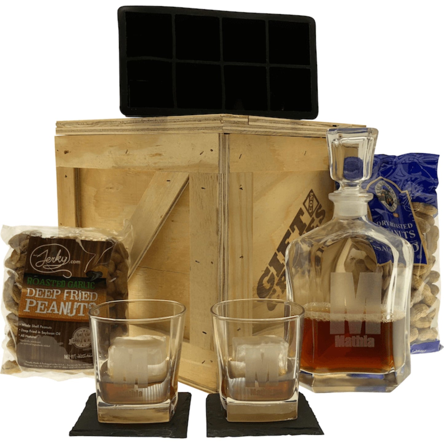 Personalized Decanter Gift Crate - Gift Crates