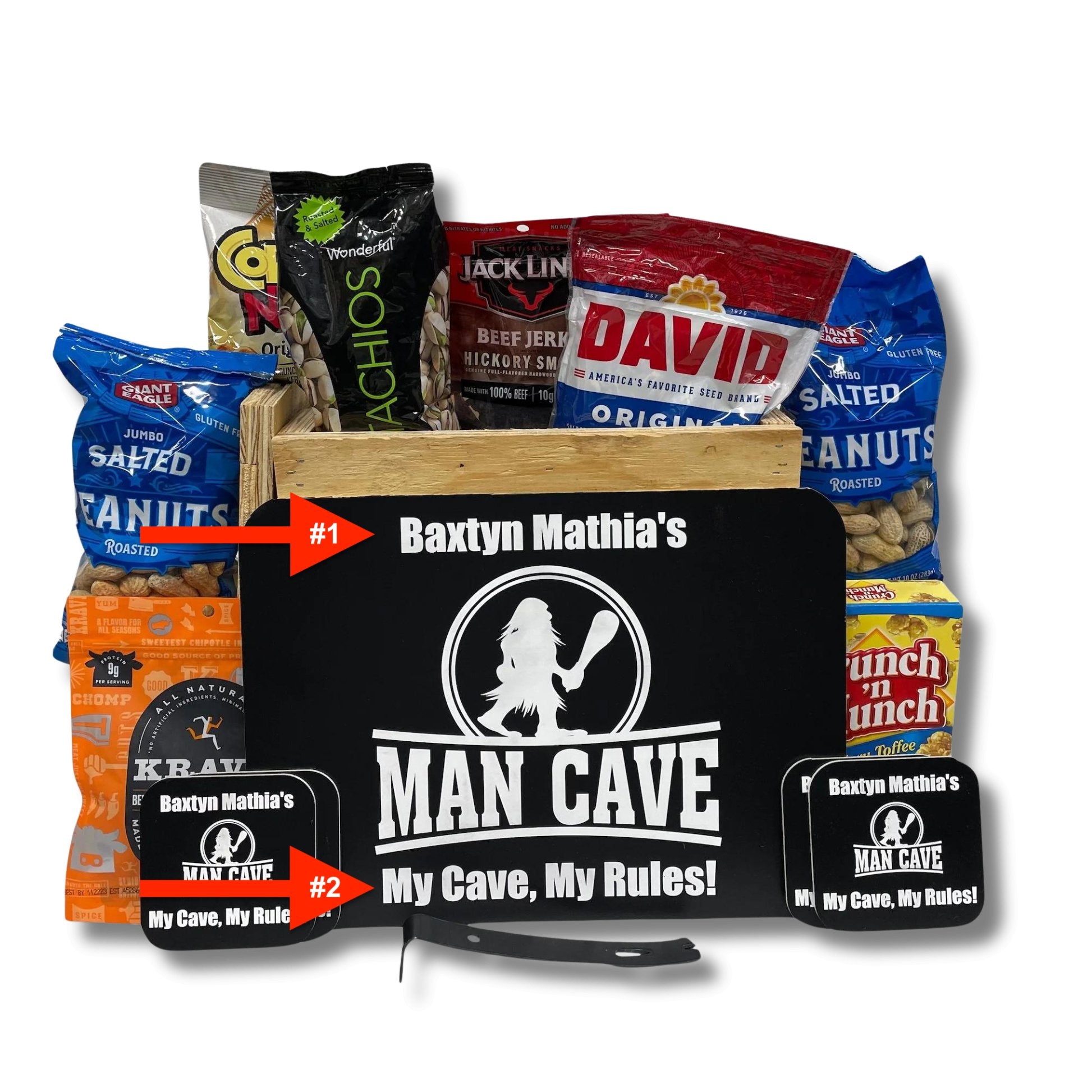 Personalized Man Cave Crate - Gift Crates