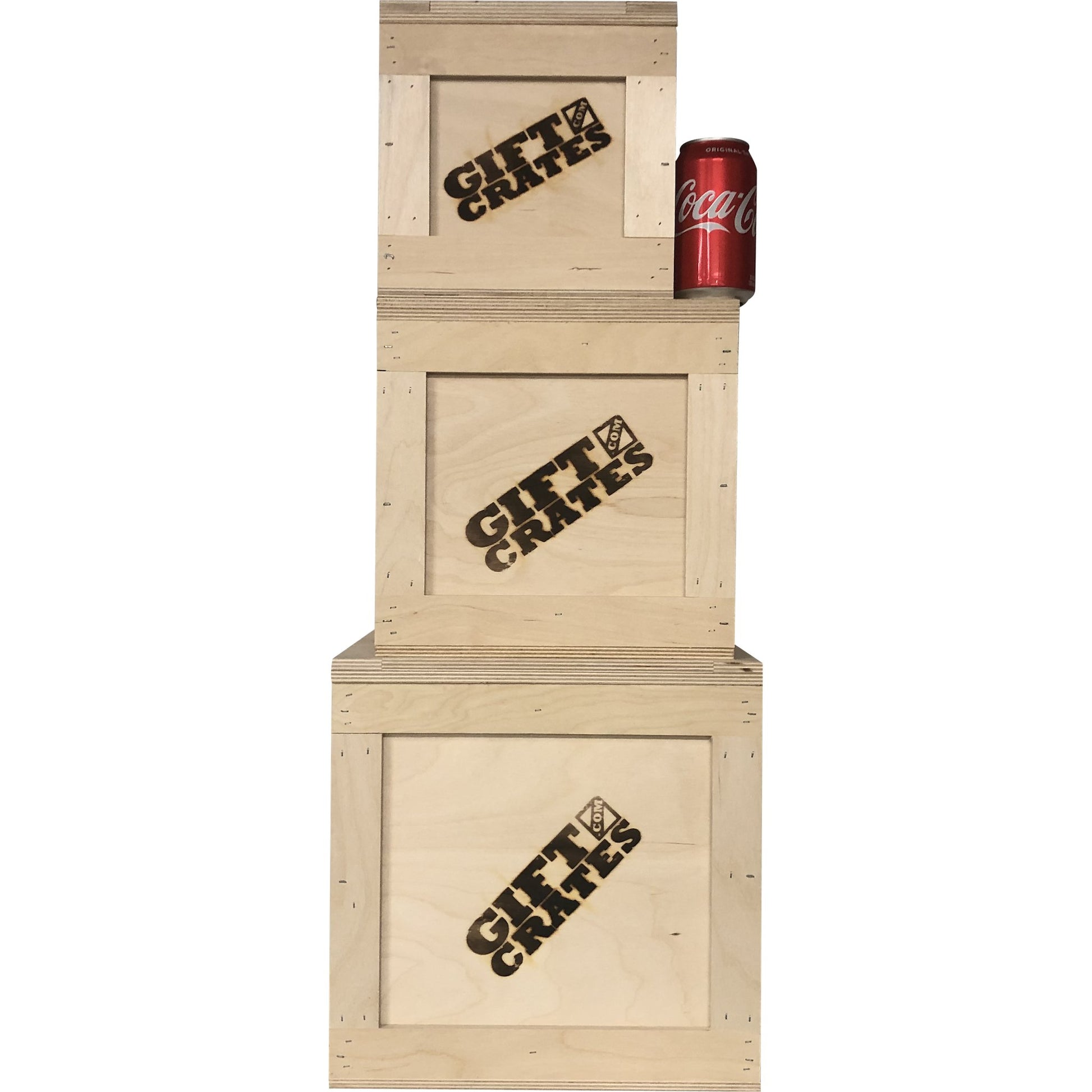 Thirteen Inch Wooden Crate - Gift Crates